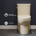 thumbnail image 3 of Sublime One-Piece Elongated Left Side Flush Handle Toilet in Bisque 1.28 gpf, 3 of 12