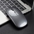 thumbnail image 2 of Wireless 2.4G Mouse Ultra-thin Silent Mouse Portable and Sleek Mice Rechargeable Mouse 10m/33ft Wireless Transmission, 2 of 8
