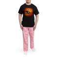 thumbnail image 5 of CafePress - A Piano Is Flying Out Of A Book. Pajamas - Men's Dark Loose Fit Cotton Pajama Set, 5 of 7