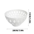 thumbnail image 3 of Openpig Rhombic Fruit Bowl Modern Geometric Decorative Bowl Airy Storage Bowl For Fruit Snacks Candy Kitchen Counter Dining Table Centerpiece, 3 of 9