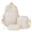 Beige, variant on Girls Backpack Cute Polka Dots Backpack with Lunch Box Pencil Case Elementary Kids School Bag
