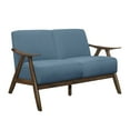 thumbnail image 2 of OakvillePark Ecola Fabric Living Room Loveseat, Blue, 2 of 5