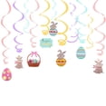 thumbnail image 1 of Fiesta De Pascua Remolino Huevo Espiral Colgante Ligero Duradero Pascua Colgante Remolino Decoraciones De Techo Moyic HA043572-02, 1 of 5
