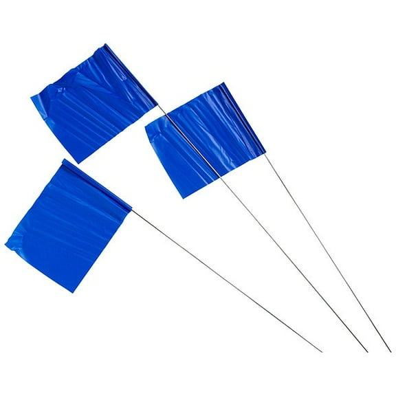 Brady Marking,Solid,Blue,4inHx5inW,Plstc,PK100 98175