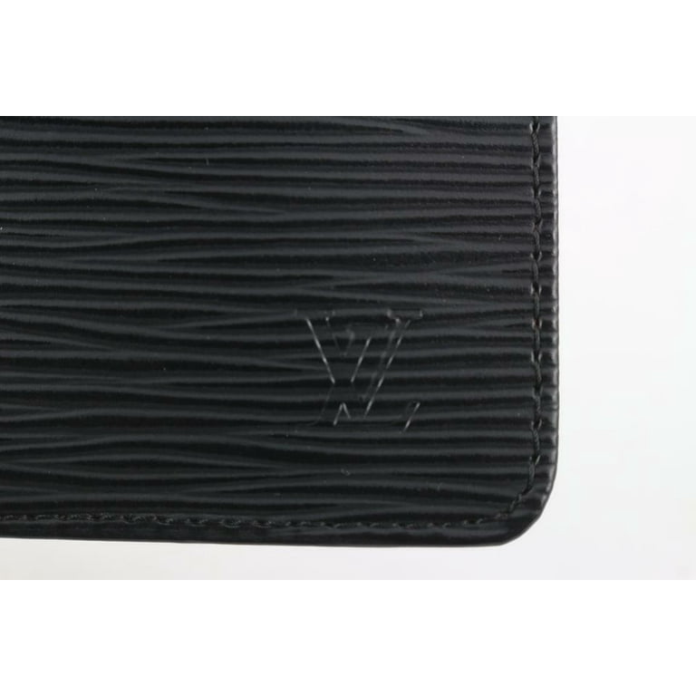 Louis Vuitton Key Pouch Epi Black in Epi Cowhide Leather with Silver-tone -  US