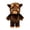 Dark Brown, variant on Cute Highland Cattle Stuffed Plush Doll,Fluffy Soft Furry Running Cow Plush Toy,Comfort Emotional Support Stuffed Animal,Lovely Room Ornament Holiday Gift for Friends Animal Lovers,Light Brown,11.8in