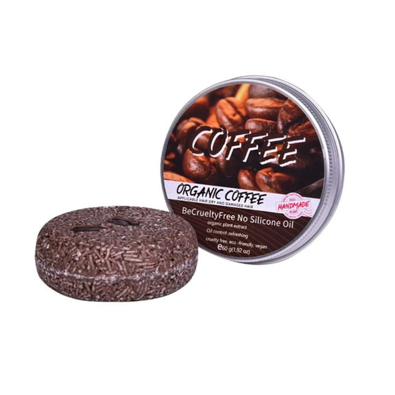 Shampoo Bar for Hair, Hair Soap Bar, Coffee Shampoo Soap For Fresh And Clean Hair 60g