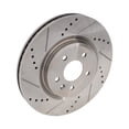 thumbnail image 2 of KarParts360 For Ford Flex 2011-2019 Brake Disc Driver OR Passenger Side | Front | Single Piece | Cross-drilled and Slotted | Vented | 325 millimeters Disc Diameter | 5 Lugs | For 42278, 680758, 2 of 4