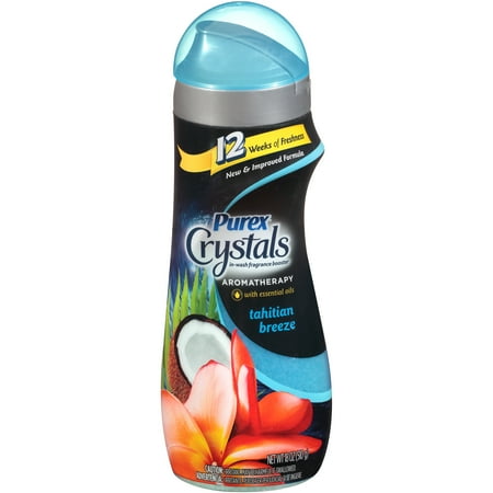 Purex Crystals In-Wash Fragrance Booster, Aromatherapy Tahitian Breeze, 18 Ounce