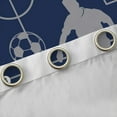 thumbnail image 4 of Castle Fairy Boys Girls Eat Sleep Soccer Black Out Curtains,Ball Gamer Curtains Pack of 2 (42x63 Each),Sport Theme Bedroom Curtains,Luxury Bedroom Decor, 4 of 6