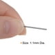 thumbnail image 2 of 2uds Clase x Acero Pasador Calibre 1,1mm Diámetro Métrico Tolerancia 0,001mm Conector Calibre Pasador, 2 of 5