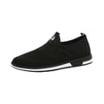 thumbnail image 2 of AUDeals Men's Mesh Loafers, Wide Toe Slip On Shoes with Breathable Lightweight Comfort for Walking and Casual Wear (Black, 8.5), 2 of 9
