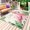 Pink, variant on Summer Green Palm Leaf Outdoor Rug 3x5 Ft - Reversible Patio Rug Outdoor Camping Rugs, Pink Flamingo Tropical Plant Washable Indoor Outdoor Area Rugs, Non-Slip Outdoor Carpet Runner for Deck/Porch