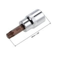 thumbnail image 2 of Socket de bit Torx T40 de 3/8" de Uxcell, bits de acero S2, sockets CR-V de 48 mm de longitud (solo para uso manual), 2 of 5