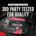 thumbnail image 5 of FITAID Essentials Creatine Powder Watermelon Rush, CreaPure Creatine Monohydrate, ATP Production for Weightlifting, Cycling, Zero Sugar, Smooth-Mixing, Easy on Stomach, Resealable, 60 Servings, 5 of 7