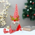 thumbnail image 5 of VOTRUDI Red Plush Antlers Rudolph,Christmas Ornaments Clearance,Long Legs Faceless Doll,Christmas Indoor Decor for Room Office Tabletop,Red, 5 of 6