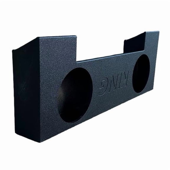 King AK-DG19-12 12 in. Dual Up-Firing Sealed Subwoofer Enclosure for 2019 Plus Ram Crew Cab