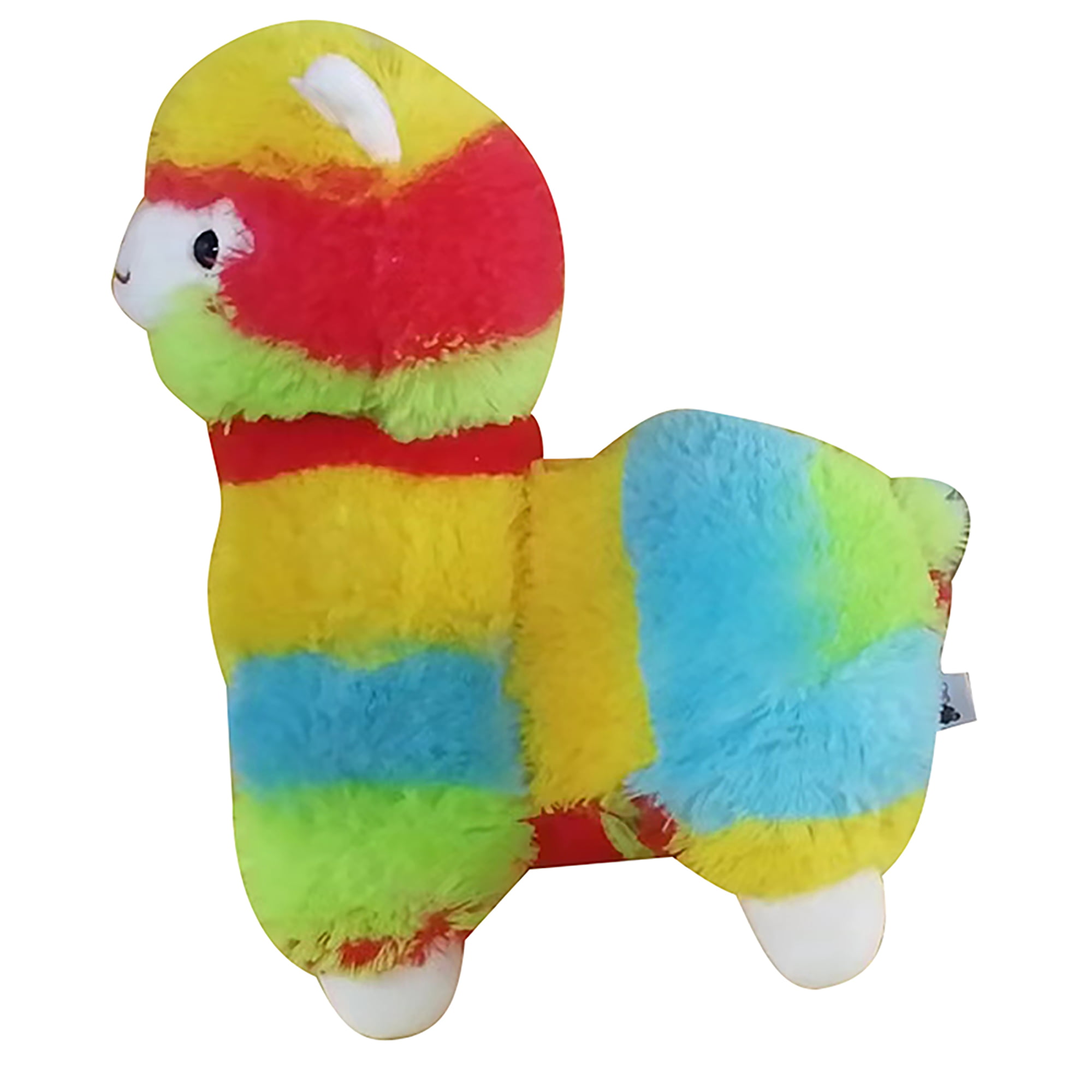 Rainbow Alpaca Stuffed Animal Cotton Alpaca Cartoon Plush Doll Gift For Kid 20cm 