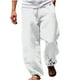 thumbnail image 2 of Pantalones largos de verano para hombre, informales, a la moda, con estampado 3D, cintura elástica, rectos, 2 of 5