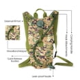 thumbnail image 5 of M MCGUIRE GEAR Hydration Backpack, with 3L/100 oz. Hydration Pack, Water-resistant Nylon Hiking Backpack with Water Bladder (Woodland Marpat, Medium)., 5 of 6