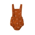thumbnail image 3 of Faithtur Babies Romper, Sun Printed Pattern Sleeveless Square Collar One-piece, 3 of 9