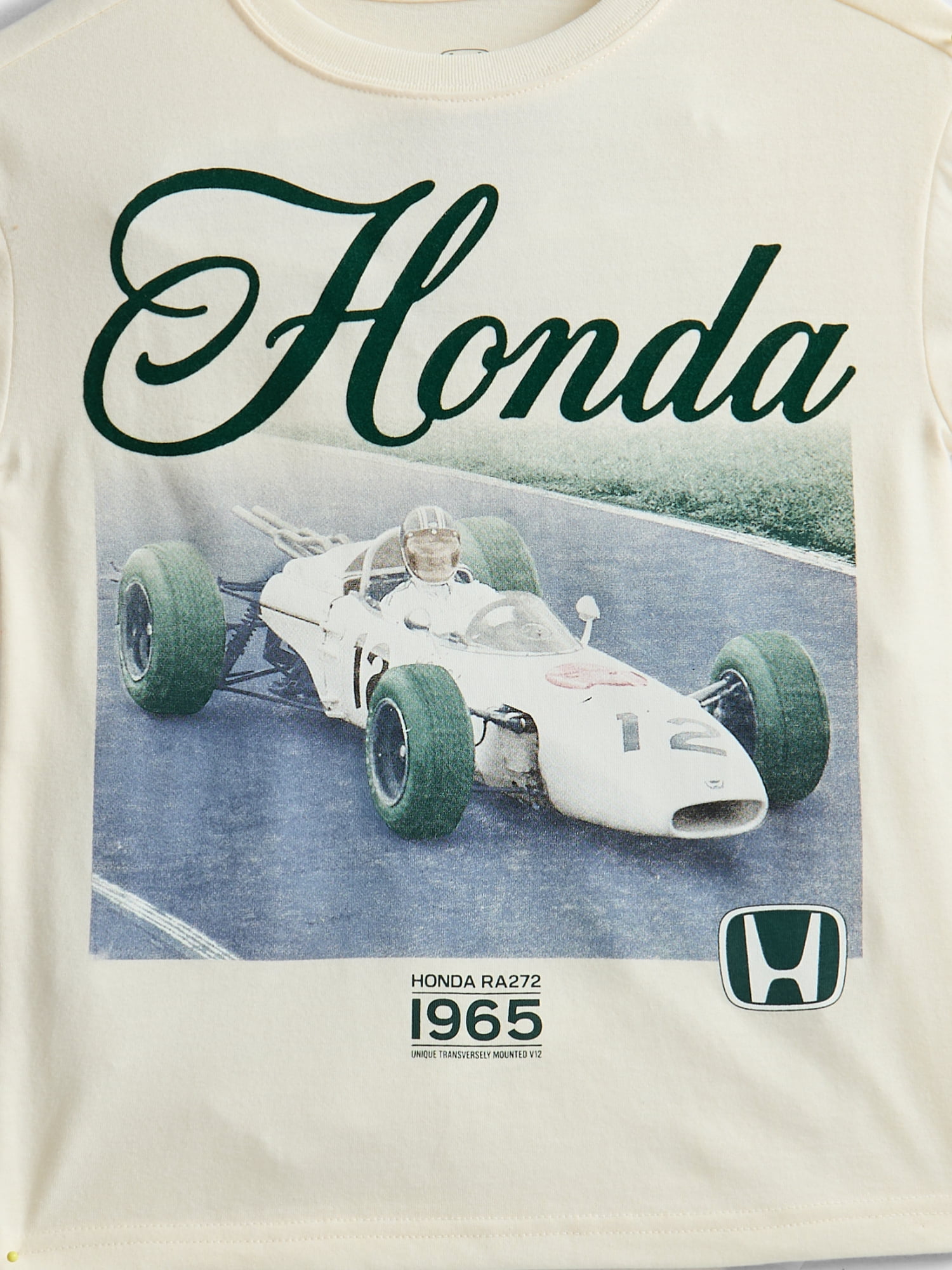 Honda 1965 Boys Retro Graphic Tee with Short Sleeves, Sizes 4-18