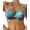 Bright Blue, variant on Mermaid Shell Bikini Top with Pearl Chain, Push Up Underwire Petal Swimsuit for Women, Sexy Beach Bathing Suit