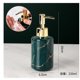 thumbnail image 1 of Botella de loción de cerámica DEKAXID, dispensador decorativo de desinfectante de manos de cerámica, botella desinfectante, dispensador de jabón, bandeja rectangular de cerámica, 1 of 7