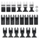 thumbnail image 4 of 20/Set de hojas de oscilantes de acero al carbono para para Sharpla Hojas de  oscilante, 4 of 8
