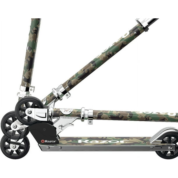 Razor Dino Camo Kick Scooter for Fun Outdoor Child Activities