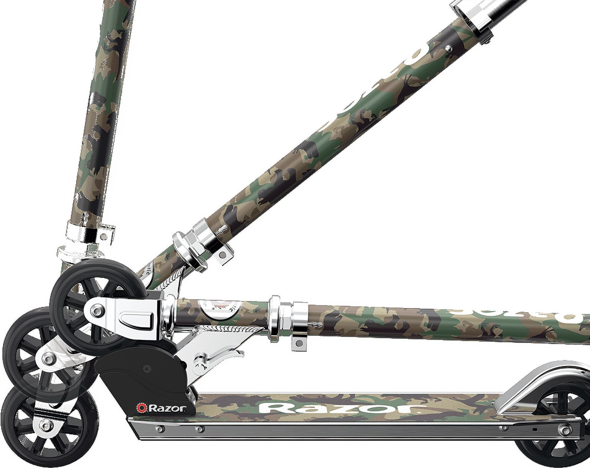 Razor A Kick Scooter - Special Edition Dino Camo Graphic, Aluminum, Foldable, for Child Ages 5+ - image 3 of 6