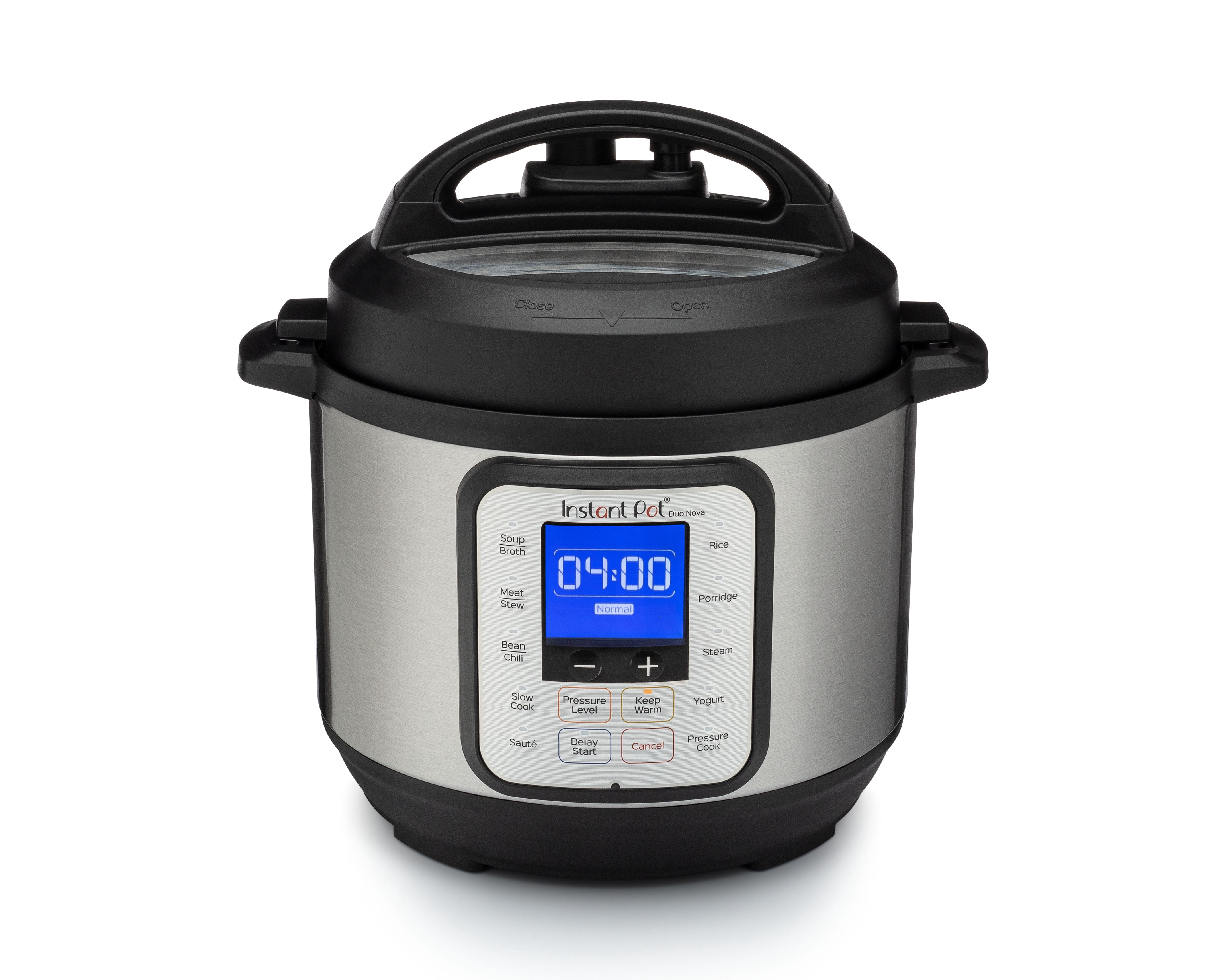 Instant Pot Duo Nova Electric Pressure Cooker 3 qt Stainless Steel Stovetop Pressure Cooker