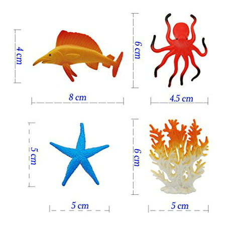 Ocean Sea Animal, Assorted Mini Sea Creatures Toys Set, Realistic  Underwater Sea Animals Figure Bath Toy, 38Piece Set | Walmart Canada