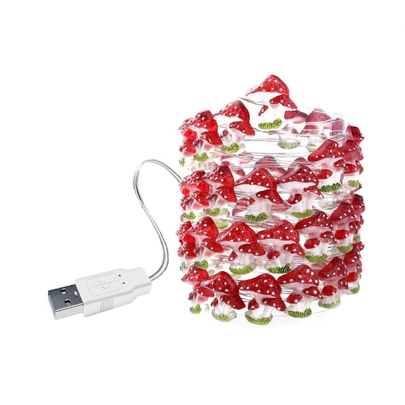Binwennn Inflatable Night Club Fairy Lights USB String Lights Rainproof Lights Easter Decorations Suitable For Bedroom Room Valentine's Day Christmas Holidays Etc.