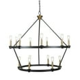 thumbnail image 6 of Artcraft Lighting Notting Hill Collection 15Light Chandelier Black and Brushed Brass, 6 of 9