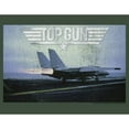 thumbnail image 2 of Junior's Top Gun Fighter Jet Ready for Takeoff Distressed  Festival Muscle Graphic T-Shirt, 2 of 4