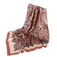 thumbnail image 2 of Foulards Bandeau pour Femmes Sensation Soie Bandana Boho Imprimé Foulard Carré Bandanas, 2 of 2