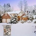 thumbnail image 6 of Winter House Flags for Outdoor Decoration, Grey Let it Snow Snowman Large Yard Flag, Decorative Christmas Xmas Seasonal Farmhouse Holiday Outside Decor 12x18 Inch Vertical Double Sided, 6 of 7