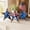 P, variant on Japceit 3Pcs 4Th Of July Decorations Wooden Stars,Red White Blue Patriotic Decor, Independence Day Ornaments Set,For Home Office Table Shelf
