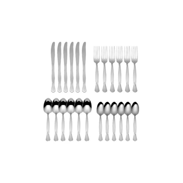 Juego de Cubiertos Moven Acero Inoxidable de 24 Piezas Althea
