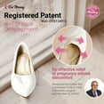 thumbnail image 5 of ForMommy Nova Off White Maternity Sneaker - Doctor-Designed Pregnancy Comfort Size 7.5, 5 of 5
