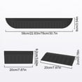 thumbnail image 5 of Tizuqe Rubber Threshold Ramp Vacuum Cleaner Robot Door Sill Wheelchair Ramp for Doorway, 5 of 18