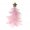 Pink, variant on Sunjoy Tech Christmas Tree Tabletop Decoration Feather Handcrafted Tree Figurine with Star Topper Holiday Home Centerpiece for Christmas New Year Party