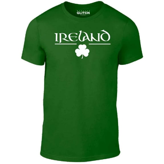 Reality Glitch Ireland Men's T-shirt Irish St Patrick's Day Celebration