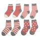 thumbnail image 2 of 4 Pares De Bebés, , Niñas, Calcetines De Suave, Calcetines A Rayas, Yotijar Los calcetines del algodón del niño, 2 of 10