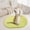 Z-Light Green, variant on Clearance! Denhf Fluffy Oval Rug, Absorbent Non-slip Bath Mat, Ultra Soft Plush Rug for Living Room, Bathroom, Bedroom, Bedside and Entrance, Machine Washable Rug, 23.6x15.8 Inch, White