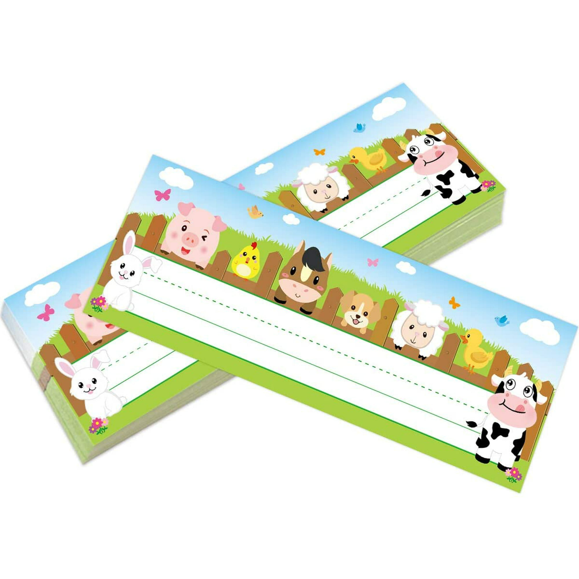 Farm Animal Name Plate Primary Students Back to School Desk Nameplates 36  Pack Classroom Decoration | Walmart Canada