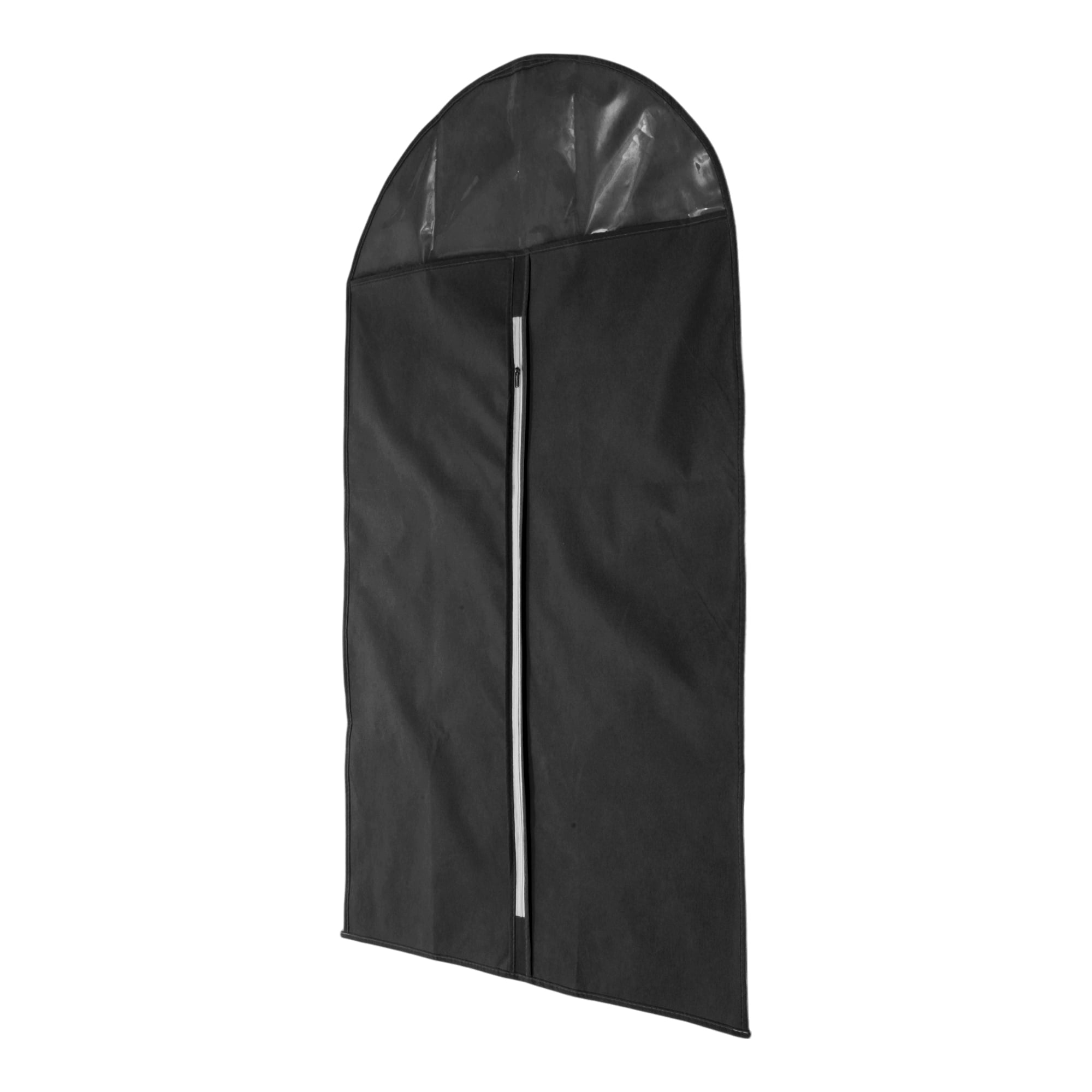 Unique Bargains 3 Pcs Dustproof Thickened Garment Bag Black 43.31"x23.62"