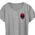 thumbnail image 3 of Marvel Spider-Man - USA Flag - Ladies Short Sleeve Graphic T-Shirt, 3 of 5