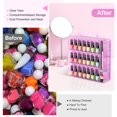 thumbnail image 2 of Estuche organizador de esmaltes de uñas Beloving para 48 botellas, color rosa, 2 of 6